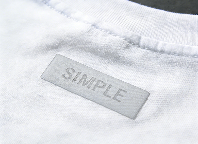 Elevate your wardrobe with custom iron-on tags.